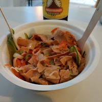 Wurst salad special at Eh Wurst Vegane Würstelbar in Vienna