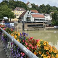 From the bridge   at Neckarmüller in Tubingen