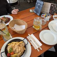 Vegan Schupfnudeln at Neckarmüller in Tubingen