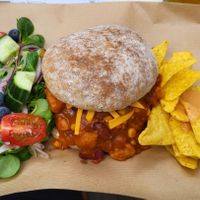 Vegan Burger at Lola's in Genk