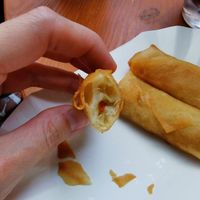 Spring rolls with nearly no filling at Ni Hao in Ladenburg