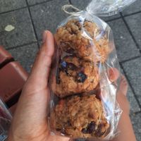 Granola cookies at Caramel Coffee Shop in Burgas