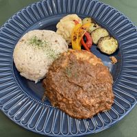 Burger plate  at Veggy Style in Kamakura