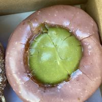 Mixed berry matcha  at Dun-Well Doughnuts in Brooklyn