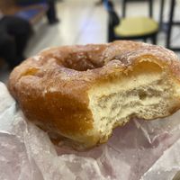 Smushed from my bag but still so good  at Dun-Well Doughnuts in Brooklyn