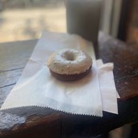 German chocolate cake 🍩 at Dun-Well Doughnuts in Brooklyn