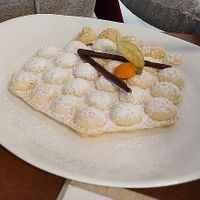 Vegane Dinkelwaffel at Lieblingsplatz am Tegernsee in Gmund Am Tegernsee