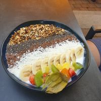 Acai bowl at Lieblingsplatz am Tegernsee in Gmund Am Tegernsee