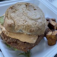 Spicy Chicken Sandwich was pretty good   at Majani in Chicago