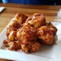 bbq fried cauliflower at Majani in Chicago