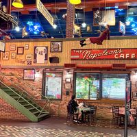 Inside - there are 2 levels   at Portillo's in Chicago