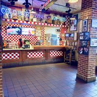 Pickup counter   at Portillo's in Chicago