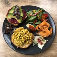 Vegan breakfast  at Terramystica Bar in Bovec