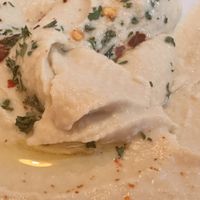 Creamy and delicious hummus!   at Sahara Grill in Belize City