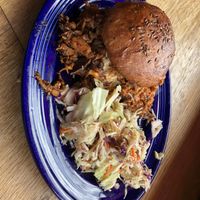 Jackfruit burger   at Rosetta's Kitchen in Asheville