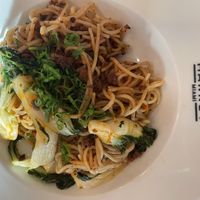 Dan Dan noodles  at The Rogue Panda in Brooklyn