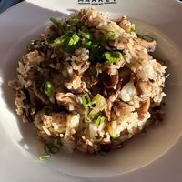 Truffle shiitake fried rice  at The Rogue Panda in Brooklyn