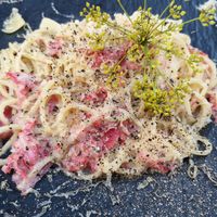 Spaghetti carbonara at Konijnenvoer in Arnhem