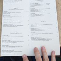 Menu at Konijnenvoer in Arnhem