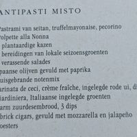 Antipasti misto at Konijnenvoer in Arnhem