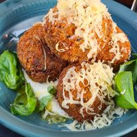 Risotto balletjes at Konijnenvoer in Arnhem