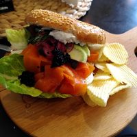 Carrot lax bagel at Konijnenvoer in Arnhem