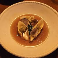 Fifth course: tortellini in brodo at Konijnenvoer in Arnhem