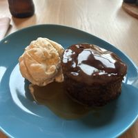 Sticky toffee pudding   at Dacre House in Gilsland