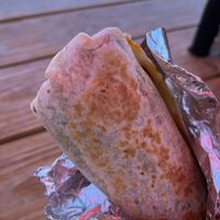 Al Pastor burrito!!  at Rojos Mexican Food in Seattle