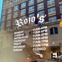  at Rojos Mexican Food in Seattle