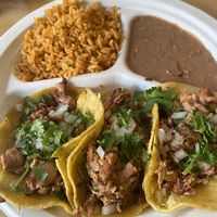 Carnitas Tacos   at Rojos Mexican Food in Seattle