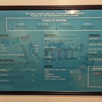 Menu at Rojos Mexican Food in Seattle