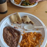 Tamales in the front and tacos in the back! at Rojos Mexican Food in Seattle