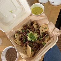 Carnitas nachos  at Rojos Mexican Food in Seattle
