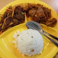 Budget meal plus drink for 95 pesos. at Veggie Bites - Robinson's Place in Bacolod Negros Occidental