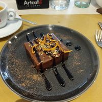Semifreddo at Humus Bio Bakery Bistrot in Parma