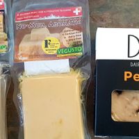 They stock delicious Damona & Vegusto vegan cheeses at Bendigo Wholefoods in Bendigo