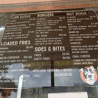 menu   at Underdog in San Diego