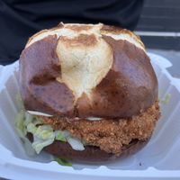 Chicken sando  at Underdog in San Diego