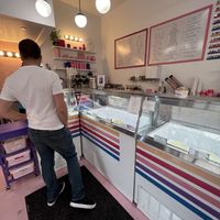 Cute interior  at Ice Cream Social in White Plains