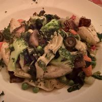 Gnocchi Primavera with Chantelle mushrooms  at Fradelizio's Ristorante in Fairfax