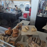 Vegan pastries labeled at Lighthouse Coffee in Sparks