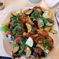 Lots and lots of veggies. at Amigos in Bluffton