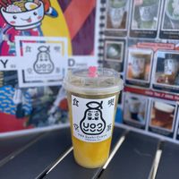 Premium Japanese tea with mango   at Y93 Sushi Crave in Calgary