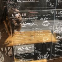 Menu   at Localino in Oristano