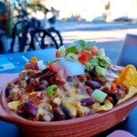 Loaded nachos at Sprout in Bruges