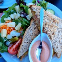 Croque hawaii at Sprout in Bruges