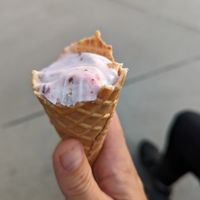 Sorry I had eaten most of it! at Ice Bakers Ishus in Esbjerg