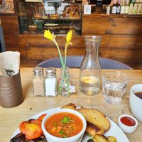 Full English Breakfast vegan at Malt Cafe in Worthing