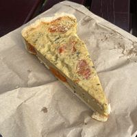 Vegan quiche   at Grain & Goodness in Tynemouth